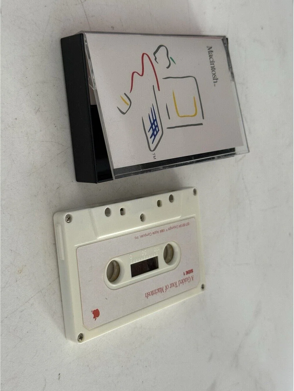 1984 A Guided Tour of Macintosh and MacWrite MacPaint Cassette 128K M0001 Mac